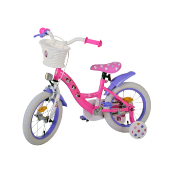 Disney Minnie Cutest Ever! kinderfiets roze 14 inch