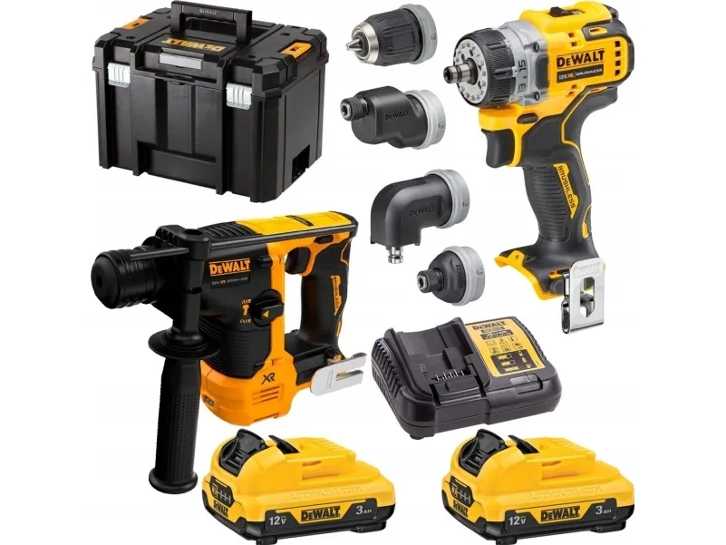 DEWALT COMBO KIT 12V DCK2101L2T (DCH072 DCD703) 2x3.0Ah TSTAK