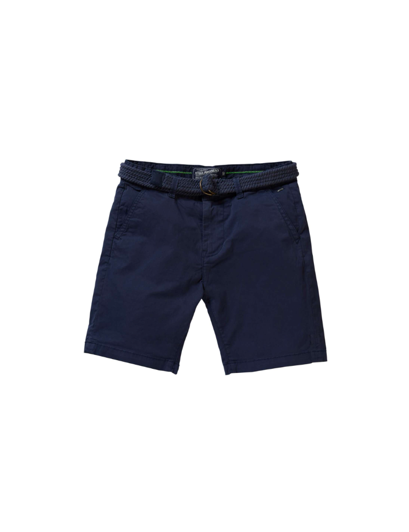 PETROL IND SHORT CHINO CEINTURE BLEU