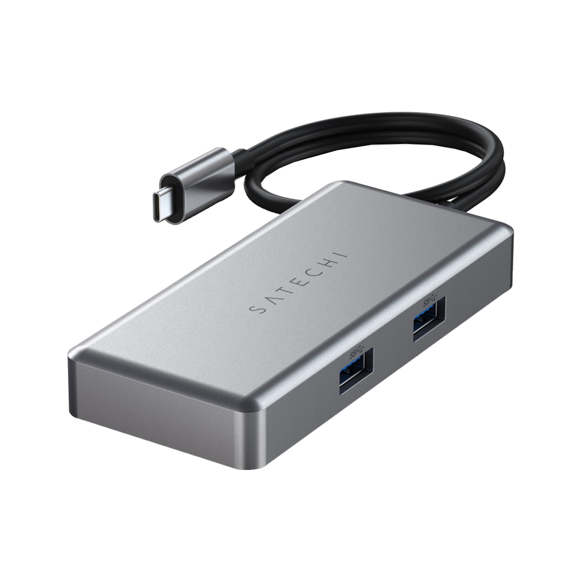Satechi Multiport USB-C Chromebook hub (grå)