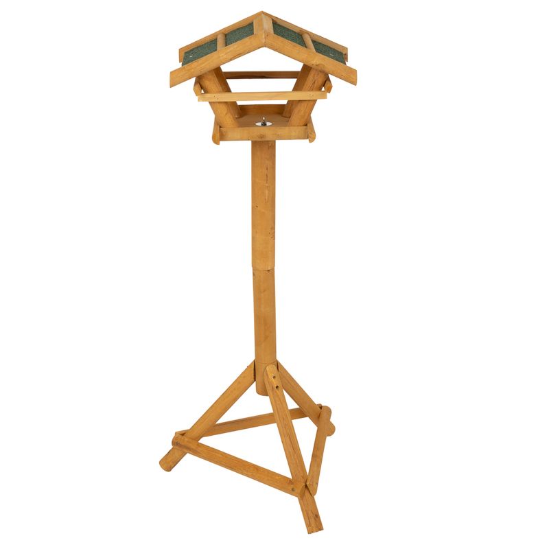 Cabane TIAKI avec support pour oiseaux sauvages