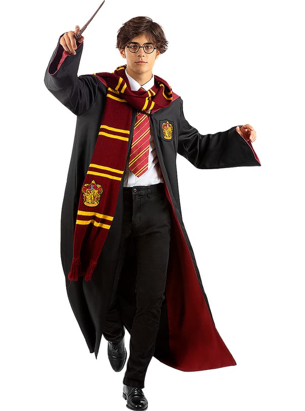 FUNIDELIA Harry Potter Griffing Skjerf offisiell reproduksjon til dame og mann