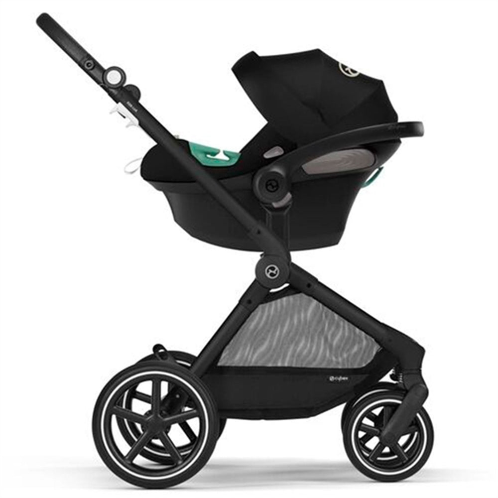 Køb Cybex Eos Lux 2-i-1 Klapvogn Moon Black