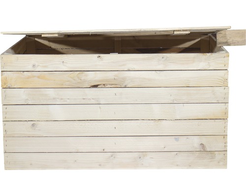 Houten kist, natuurlijke afwerking, 85x46x55 cm