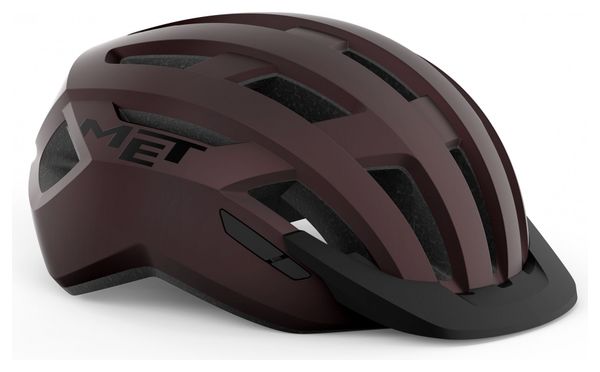Casque MET Allroad Burgundy Mat