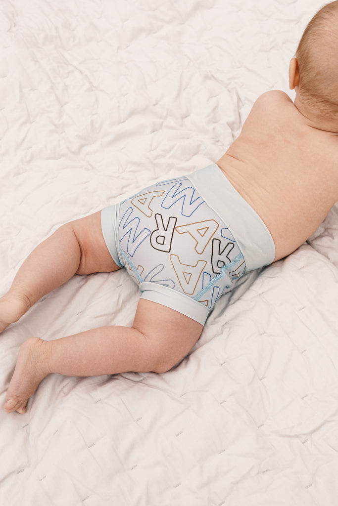 Swen, Badebukser Baby - Logo Outline
