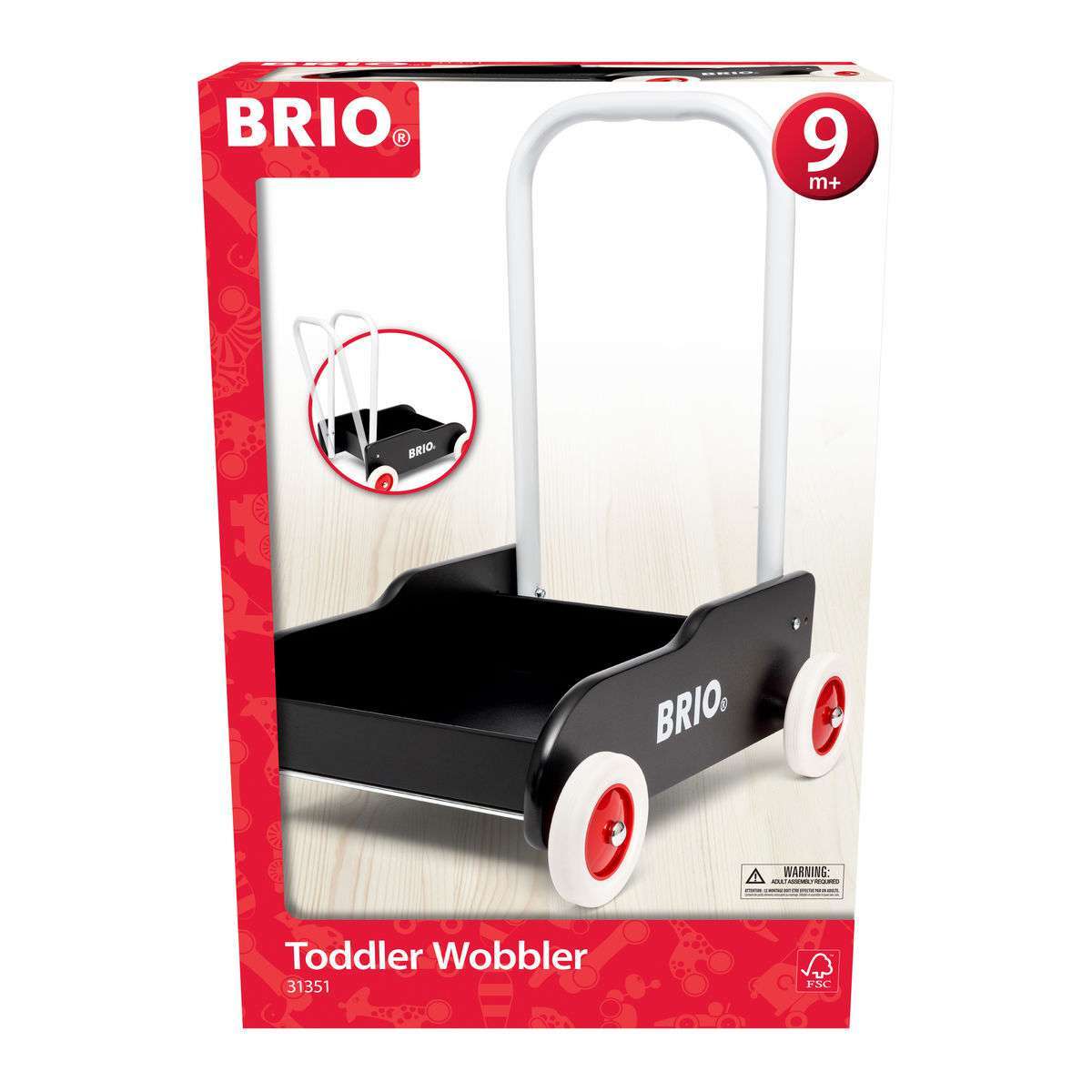 BRIO Spiel Lauflernwagen, schwarz