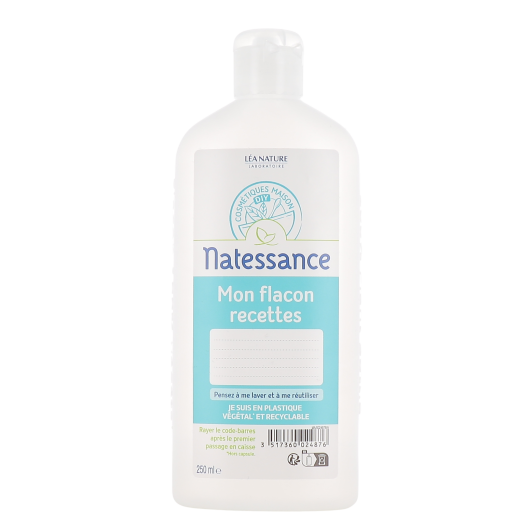 Natessance flacon recette réutilisable - Cosmétique maison