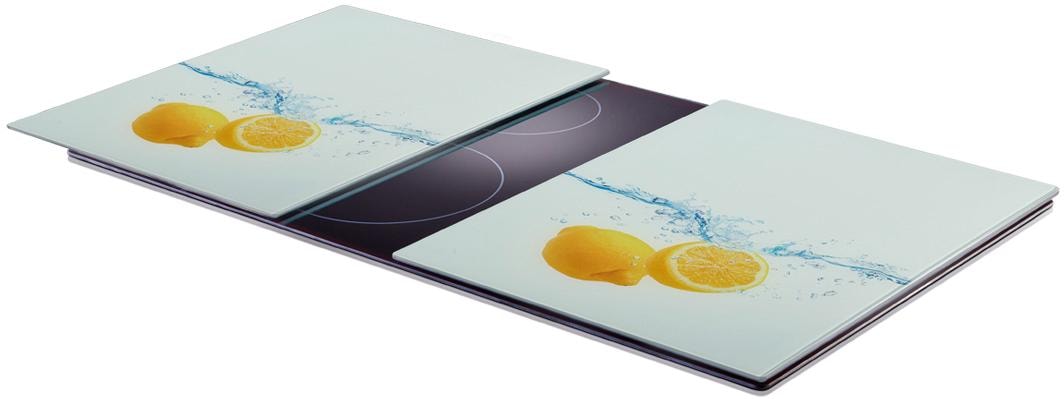 Zeller Present Schneide- und Abdeckplatte »Lemon Splash« aus ESG-Sicherheitsglas hergestellt