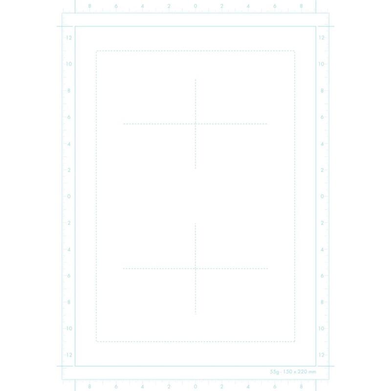 Manga Storyboard bloc collé 100F B4 55g grille 6 cases