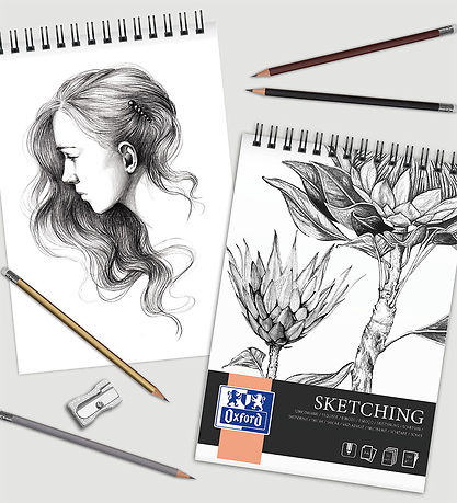 Oxford Skitseblok - A4 - Creative Pad Sketching