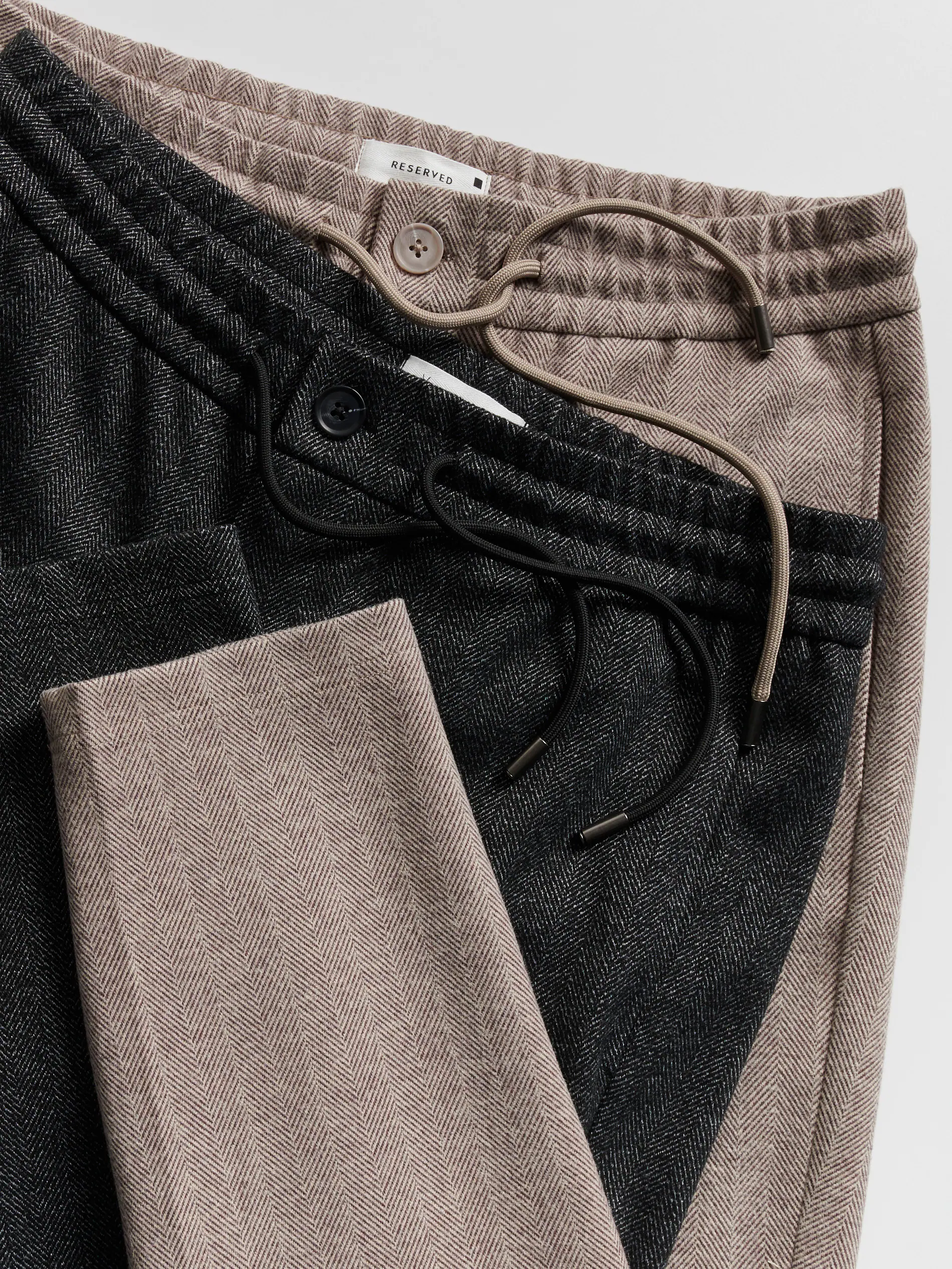 Regular-Hose mit Bindeband
