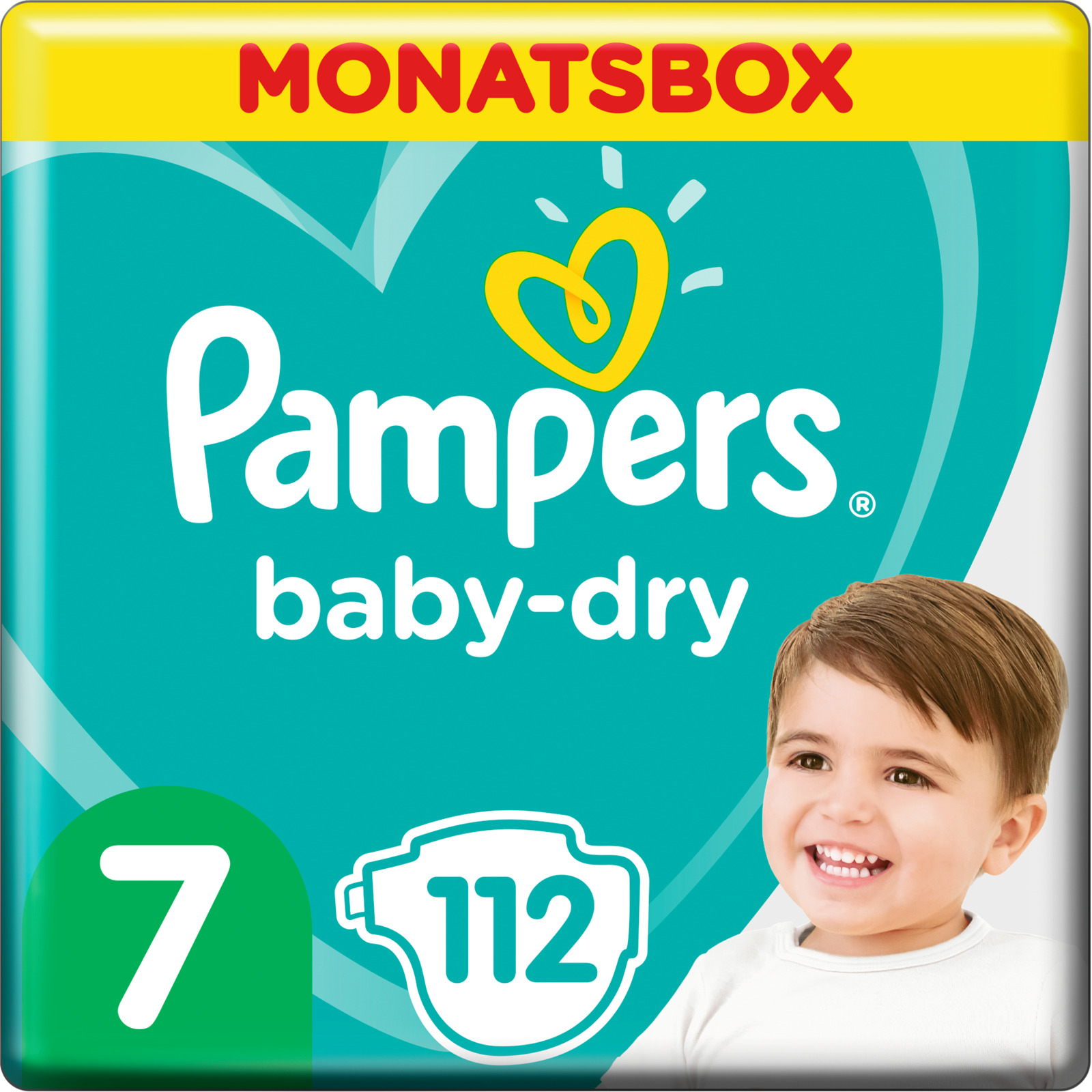 Pampers Baby Dry Gr. 7 Extra Large 15 kg Monatsbox 112er