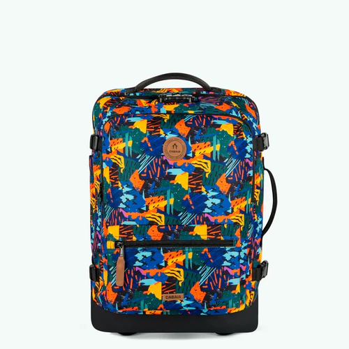 Valise souple 2 roues small Boulogne bleu