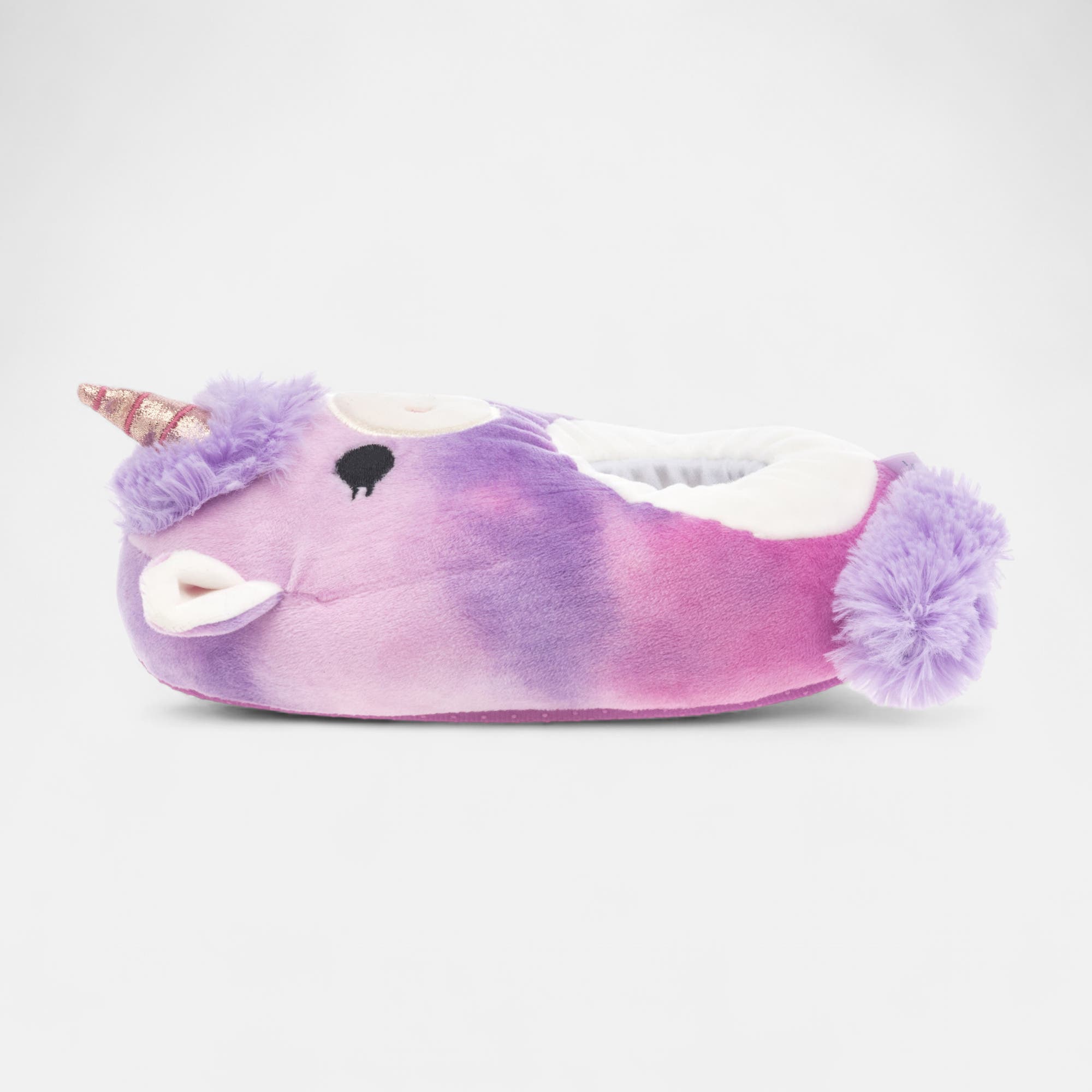 Pantoufles peluche Fille violet