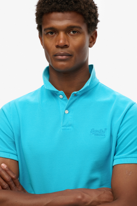 Superdry blauwe heren polo