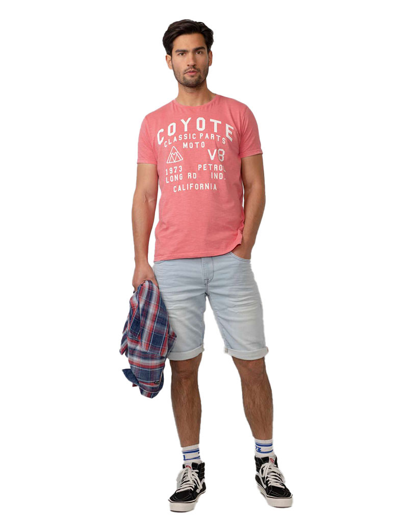 PETROL IND SHORT JOGG JEAN JACKSON BLEACHED