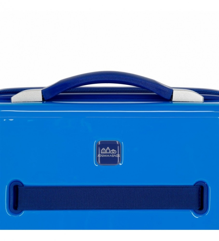 Bolsa Joumma Neceser ABS Patrulha Canina Filhotes Regras Adaptável azul - 29x21x15cm -