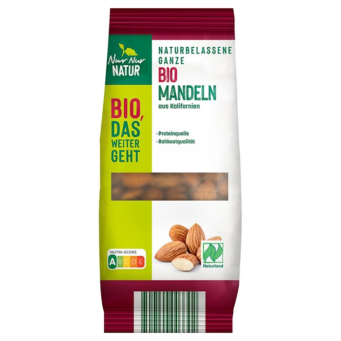 NUR NUR NATUR Bio-Mandeln 200 g