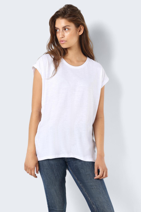 Noisy may witte dames t-shirt