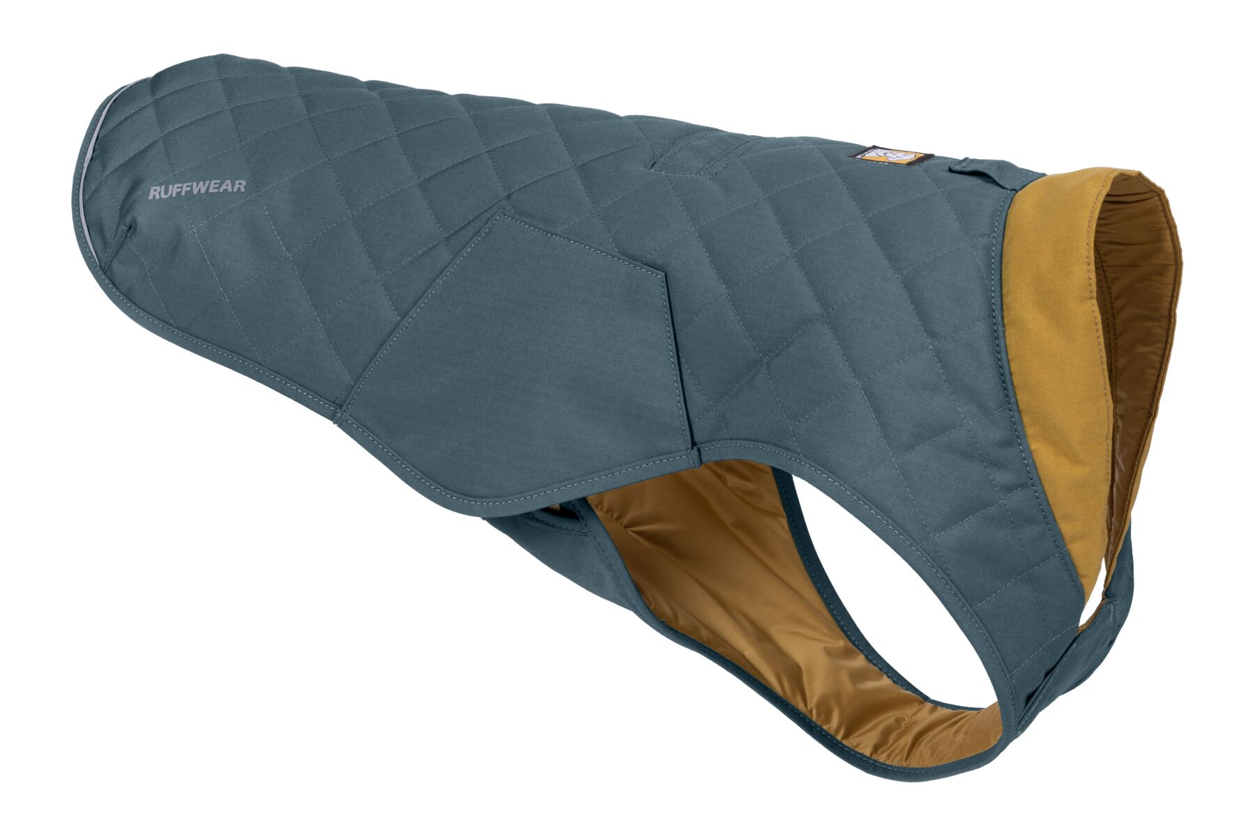 Veste matelassée stumptown™ résistant aux intempéries avec passage pour laisse. Couleur: orion blue (bleu marine), taille: xs