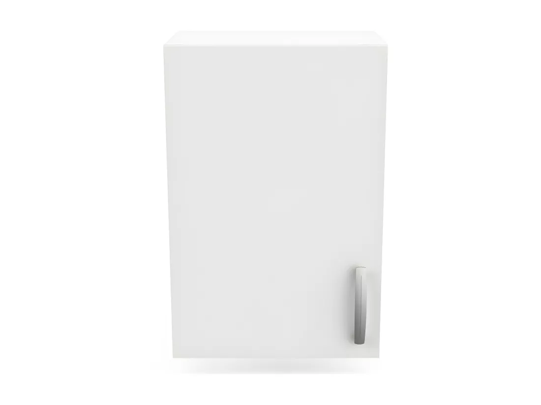 Meuble haut de cuisine 40 cm 1 porte battante Blanc Mat - MARTA - L 40 x l 28 x H 60 cm
