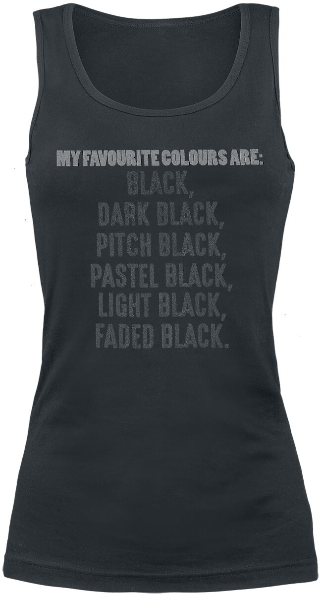 My Favourite Colours | Slogans Top