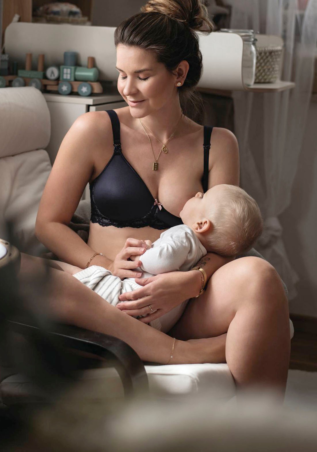 Anita Maternity Still-BH »Miss Lovely«, Schaumschale, Spitze im Rücken, verstellbare Träger, bügellos
