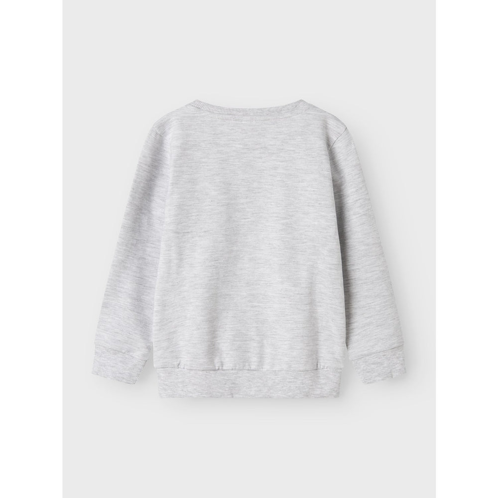 Køb Name It Light Grey Melange Nmmkamden Ls Sweat Unb