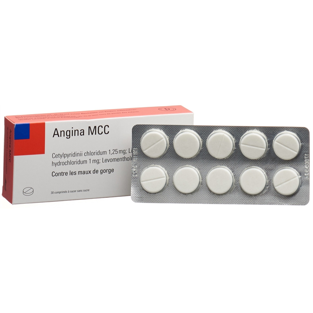 ANGINA MCC Streuli<br>30 Stück, Blister, Lutschtablette