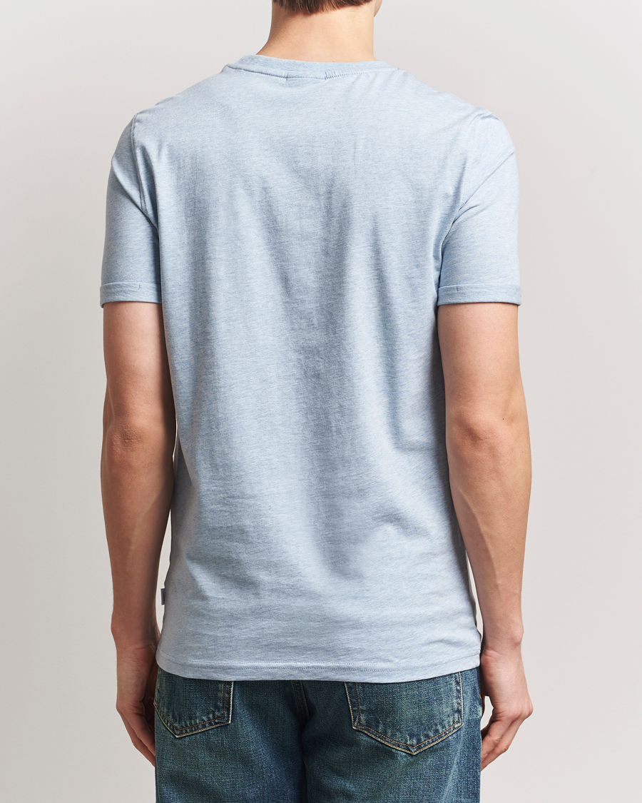 Les Deux Nørregaard Tonal T-Shirt Xenon Blue Melange