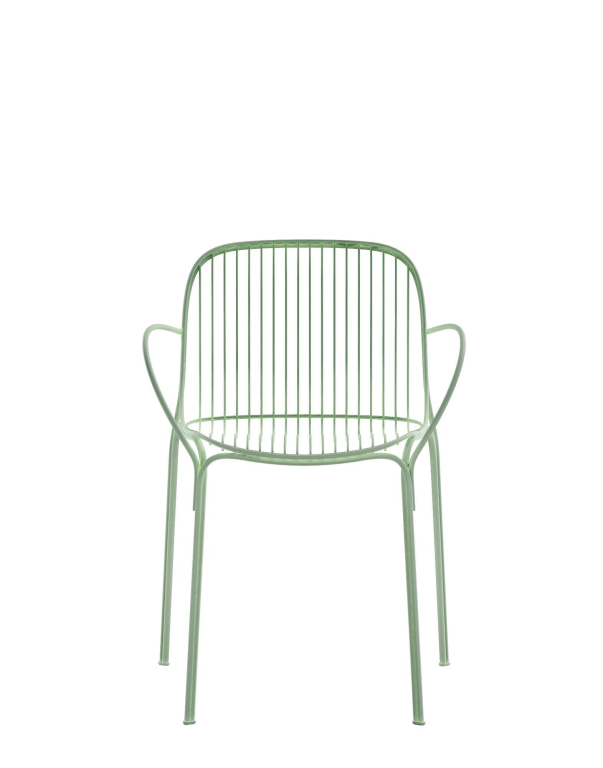 Kartell Hiray tuinstoel met armleuningen zwart