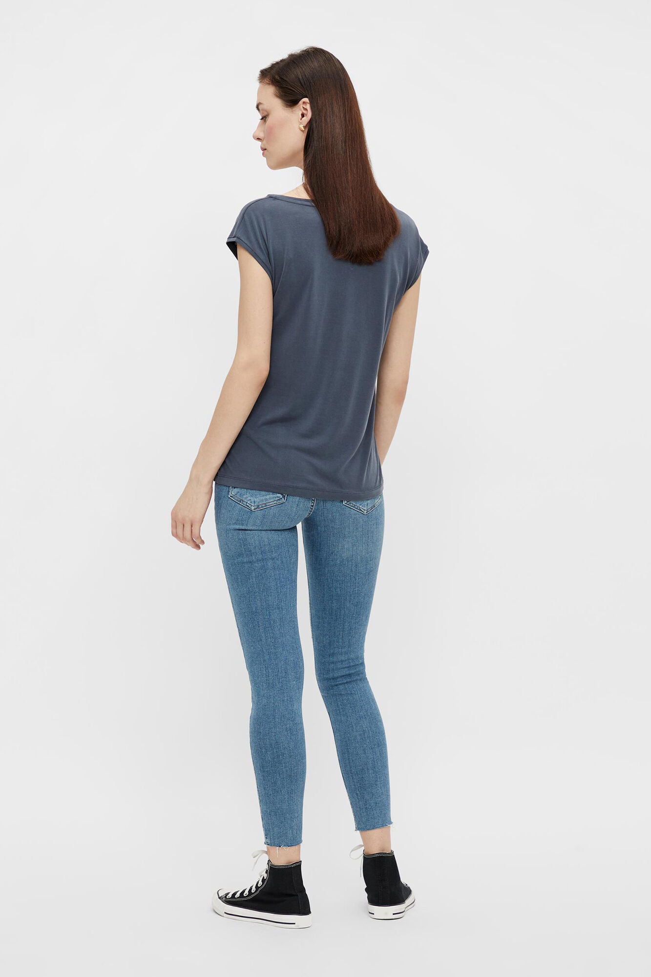 camiseta básica de tencel