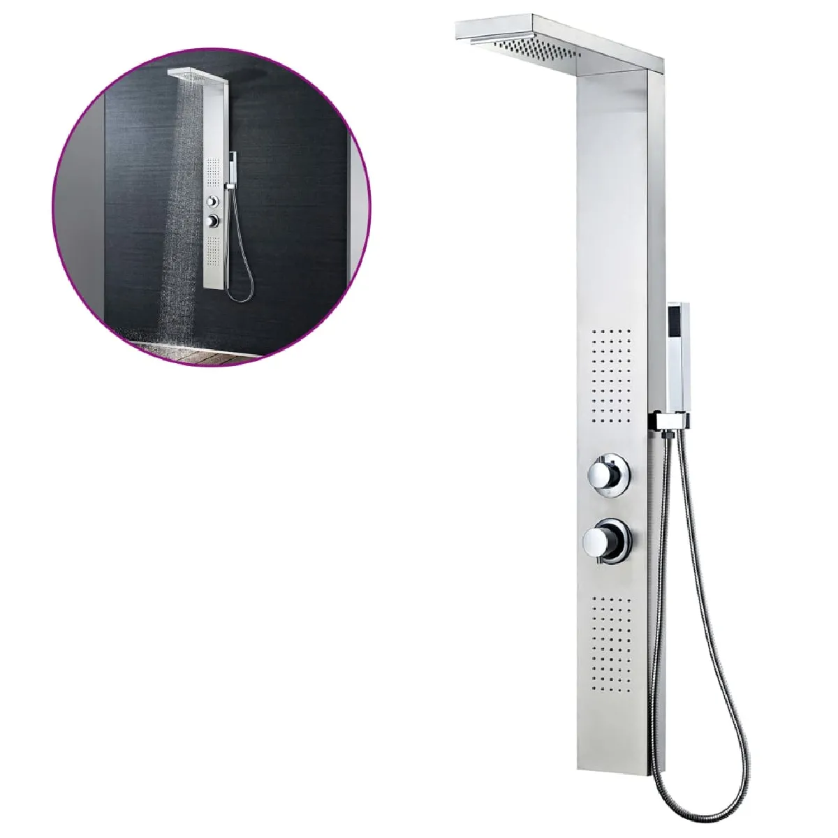 vidaXL Panneau de douche