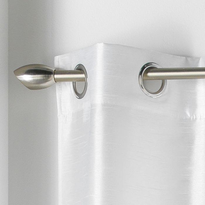 RIDEAU A OEILLETS 140X240CM SHANA BLANC