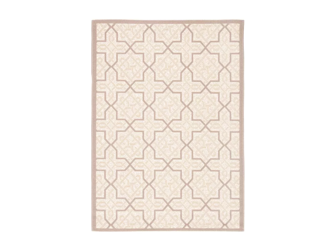 Tapis Beige & Dark Beige 122 X 170 cm - Eleonora