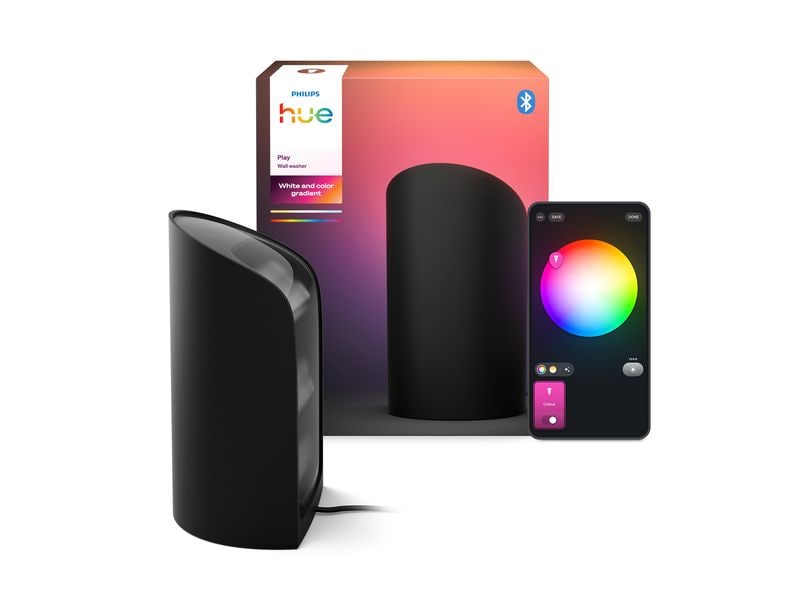 Philips Hue Play Wallwasher singel Schwarz Play Wallwasher mit ColorCast Funktion
