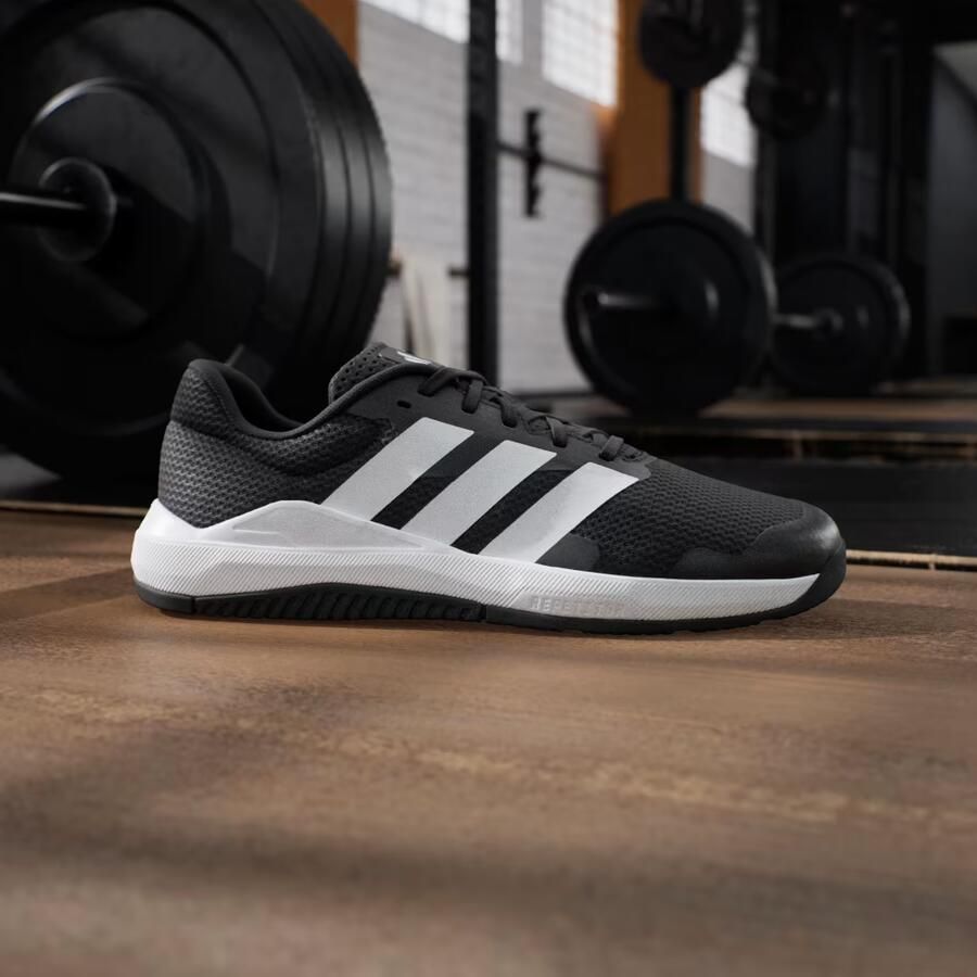 Adidas Performance Dropset Base fitness schoenen zwart wit rood