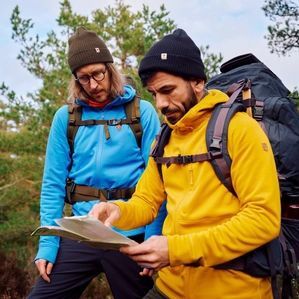 Fjällräven - Abisko Grid Fleece - Vest - Mustard Yellow