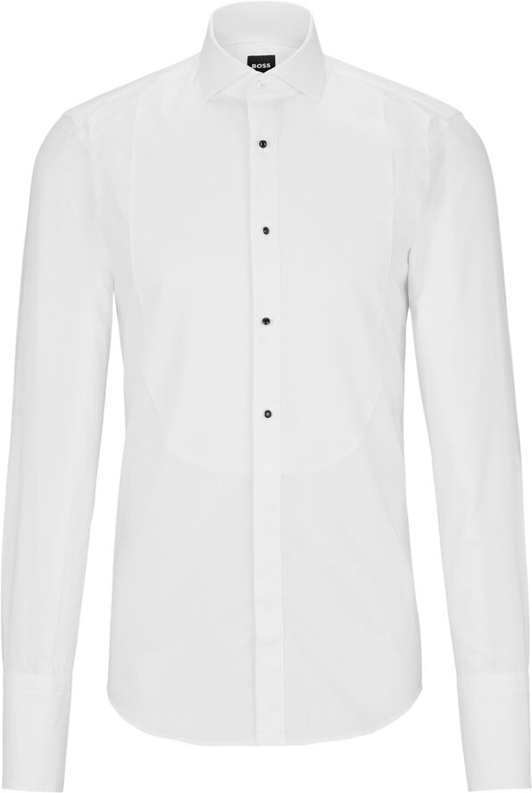 BOSS BOSS Men Business Clothing Shirts Hvid