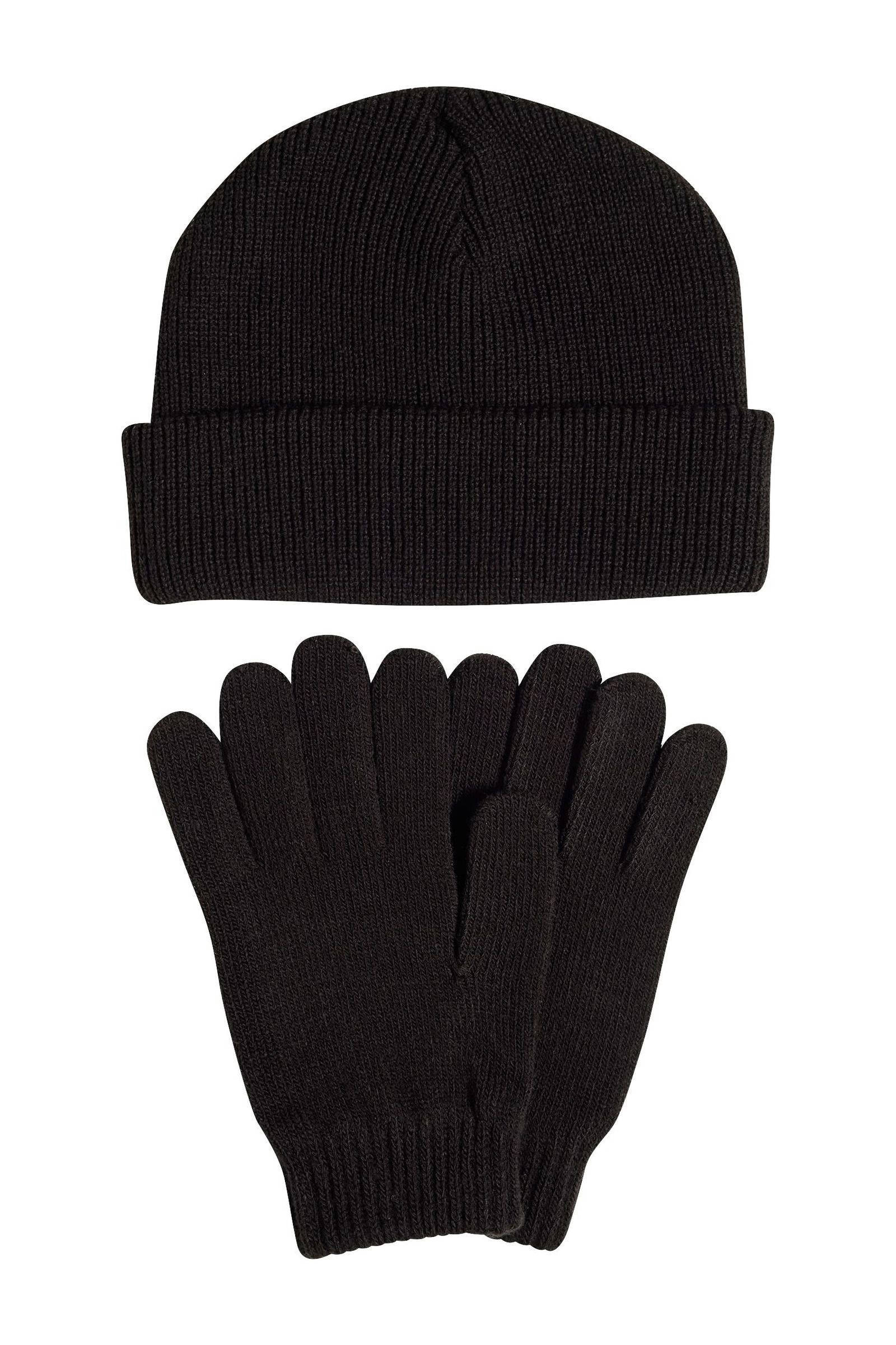 adidas muts en handschoenen zwart