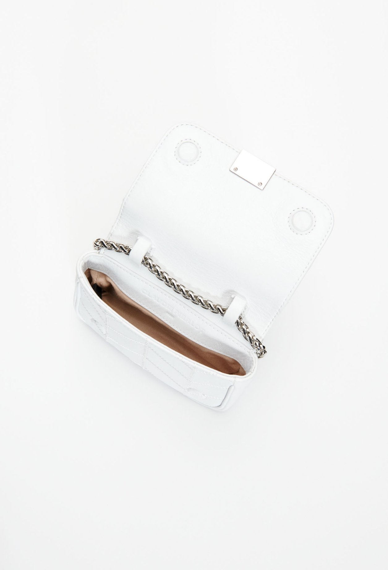 Pochette cuir verni