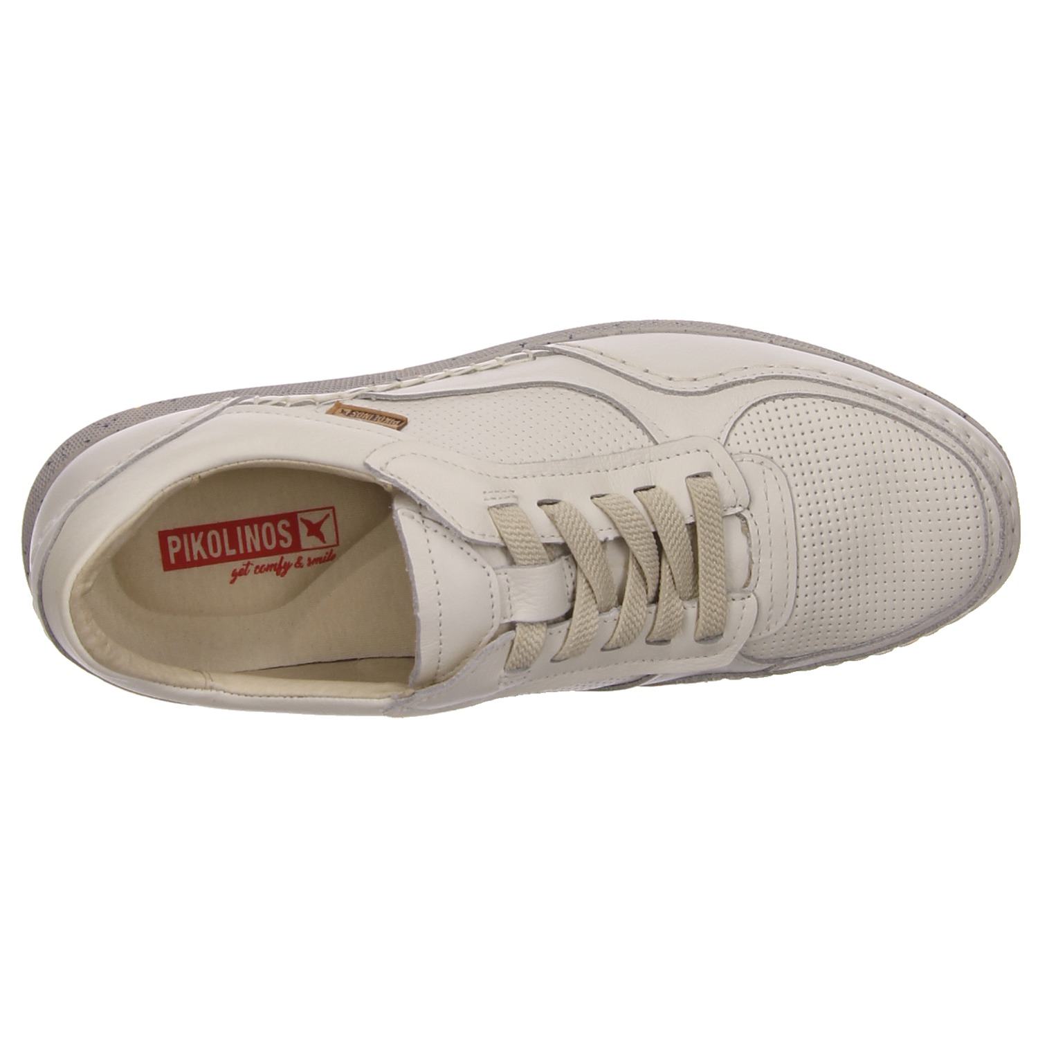 Pikolinos Schnürschuh offwhite weiss/weiss kombi