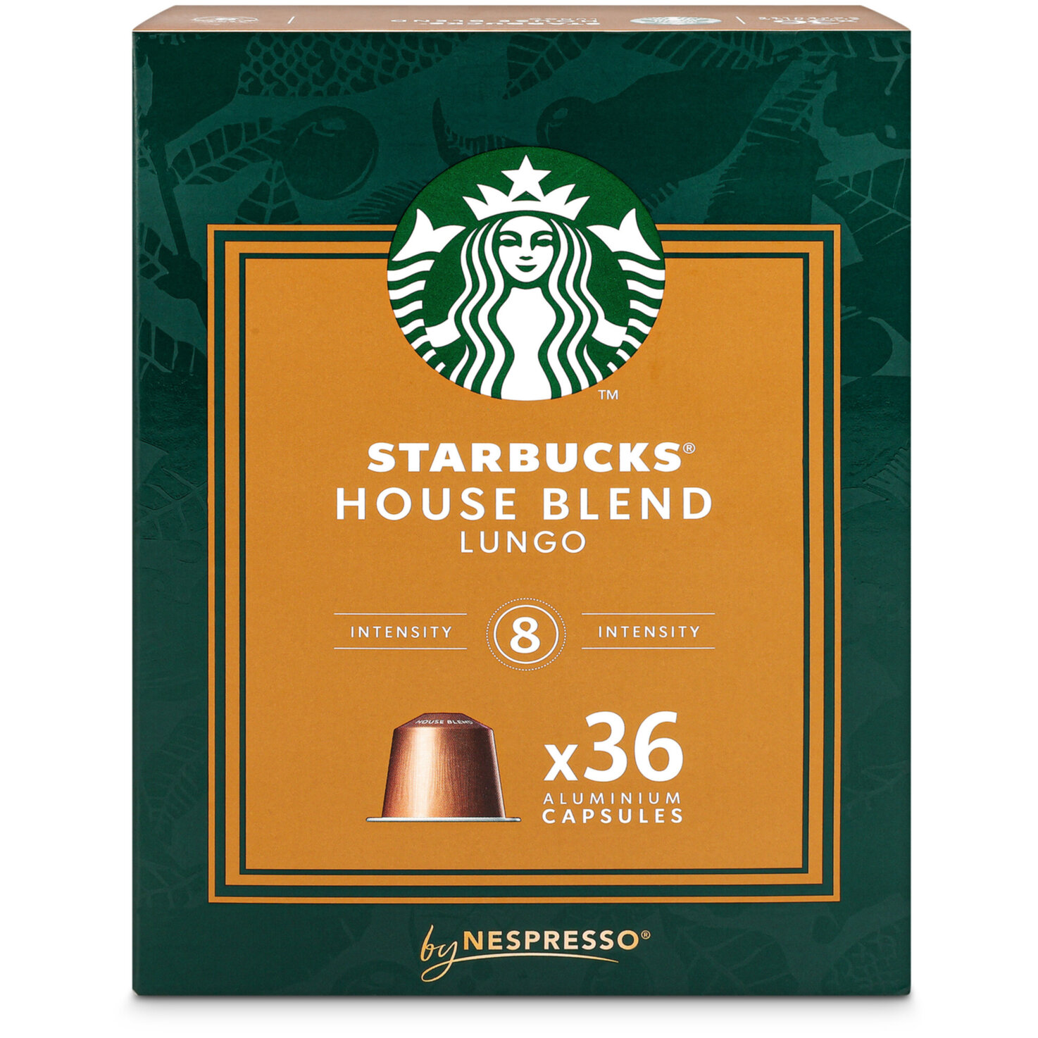 Starbucks House Blend by Nespresso Medium Roast Kaffee, 36 Kapseln