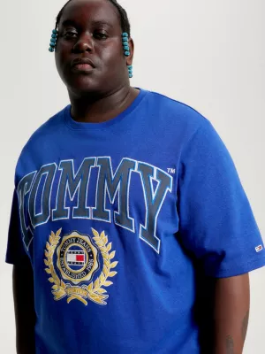Camiseta Plus College Logo Oversized Fit