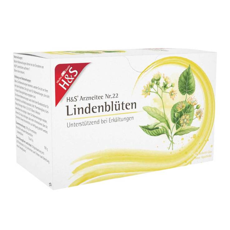 H&S Lindenblüten Tee Filterbeutel, 20X1.8 g