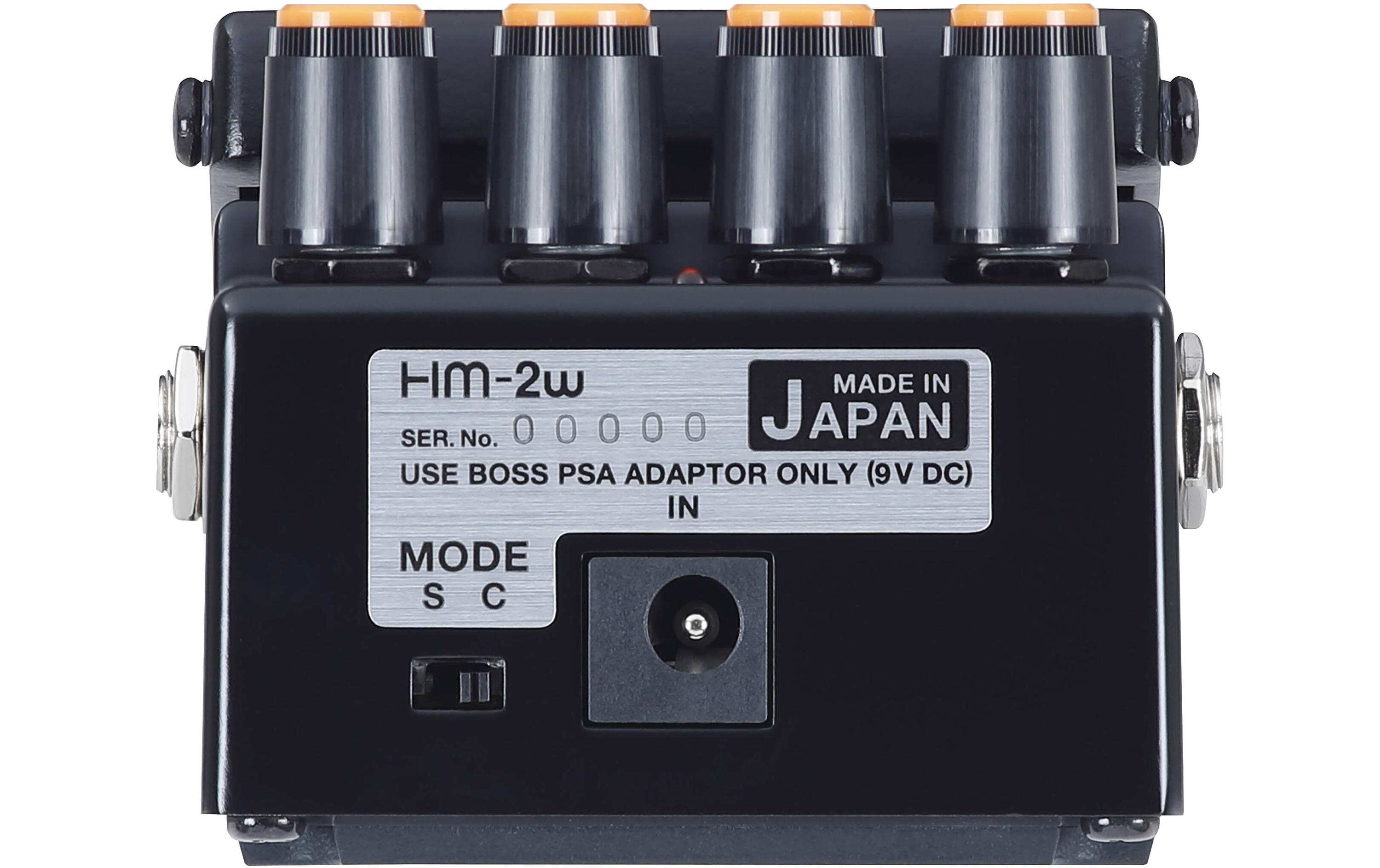Pedal HM-2W<br>Neuauflage des legendären Distortion-Pedals, erweitert auf Basis der «Waza»-Handwerkskunst
