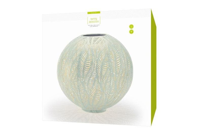 Windlicht Solar Antic Ball Lara, Ø 40 cm, MintSolarleuchte zum Aufstellen