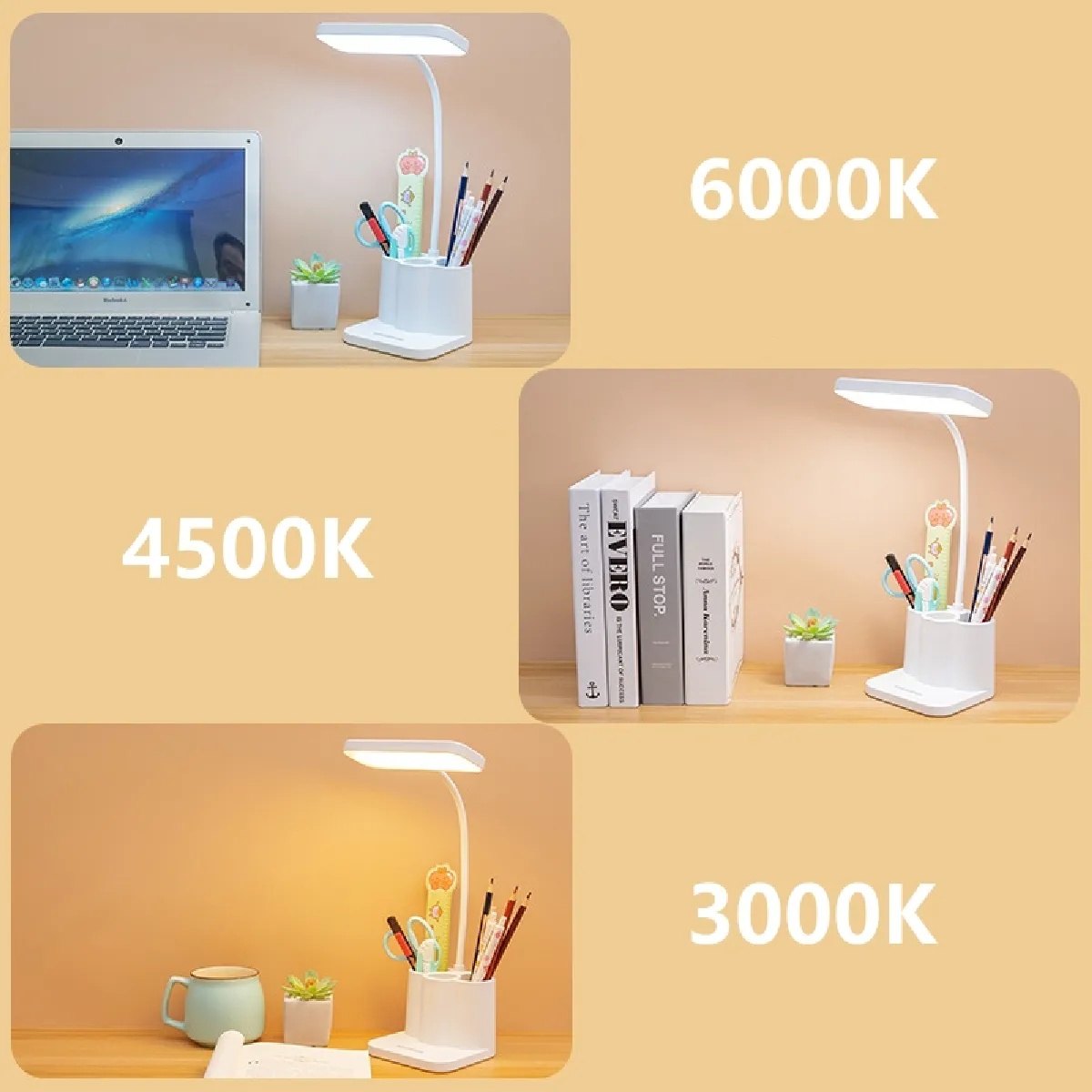 Générique Lampe Bureau LED Contrôle Tactile