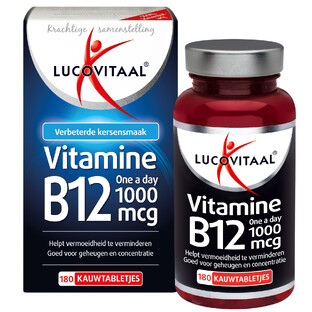 Lucovitaal Vitamine B12 1000mcg 180 Kauwtabletten 180TB